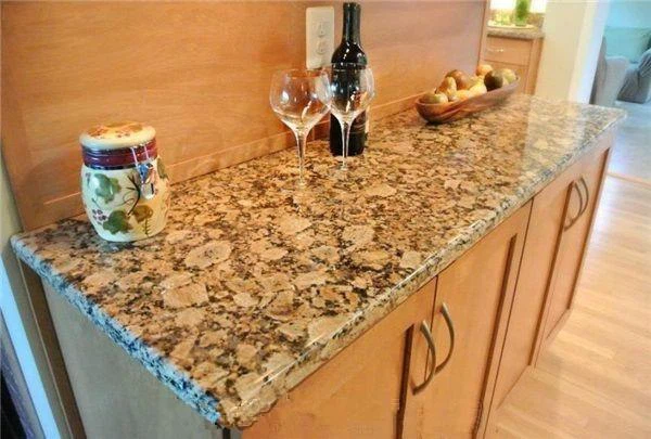 giallo fiorito granite countertop