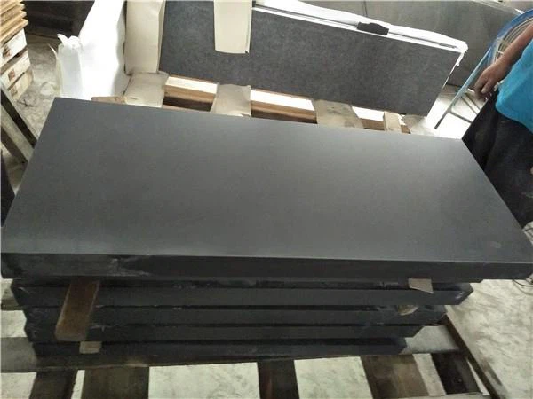 Absolute Black Honed  granite tiles for project