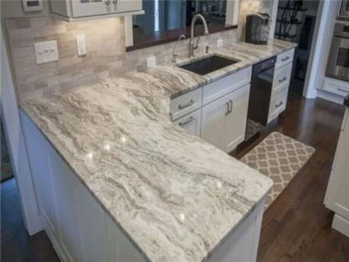 Mặt bàn đá granite trắng Fantasy
