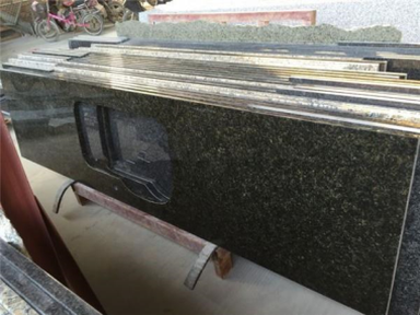 Mặt bàn đá granite xanh bướm