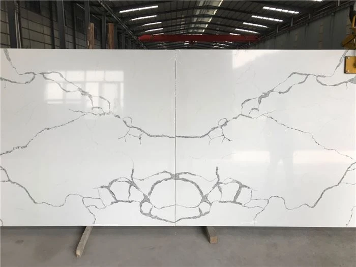 alaska white quartz countertops book match