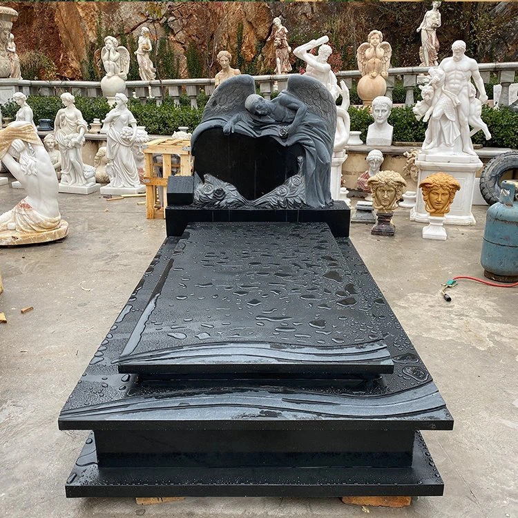 Bia mộ đá granite đen
