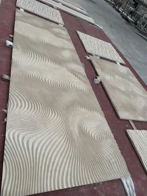 polished marble 3D Water Ripple bathroom wall tiles