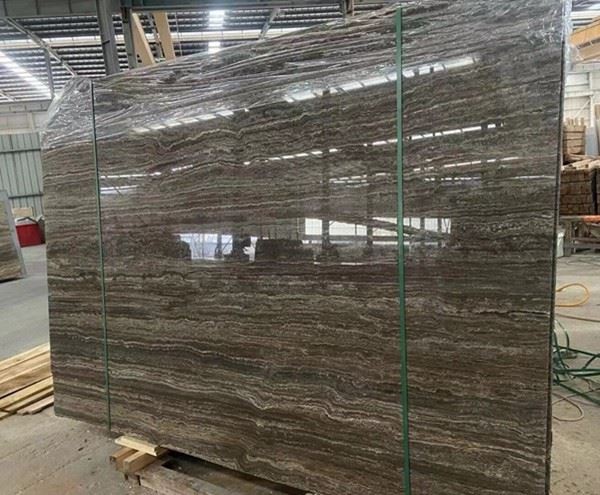 Black Travertine Slab