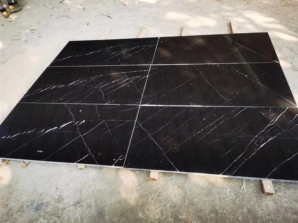 Nero Marquina Floor Tiles