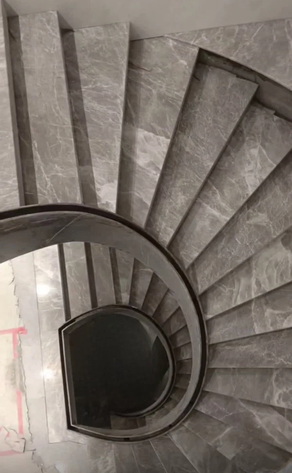 Silver Emperador Marble Steps