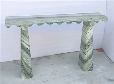 Bảng điều khiển đá cẩm thạch màu xanh lá cây