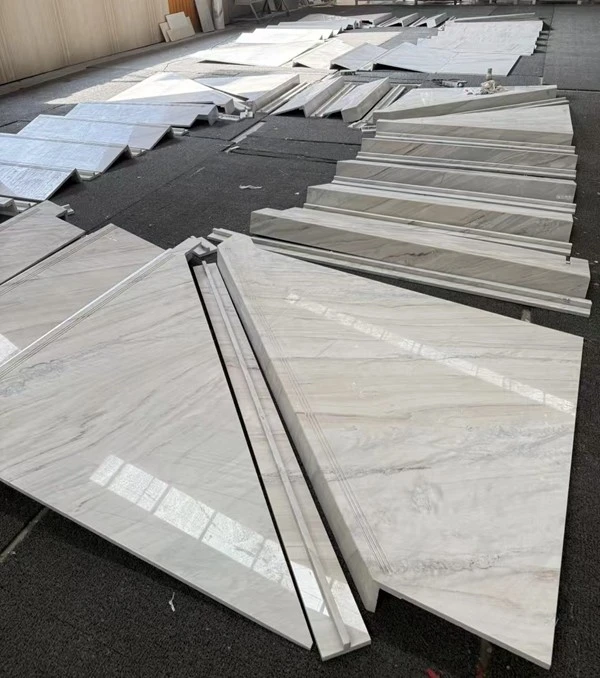 Palissandro White Marble Stairs