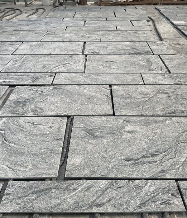Wisconsin White granite tiles